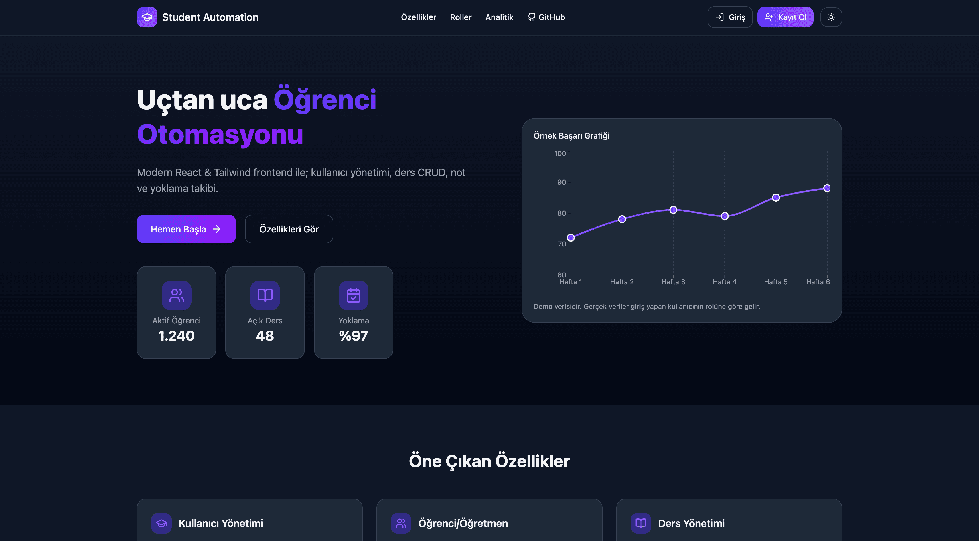 Pusula OBS - Öğrenci Bilgi Sistemi screenshot 1